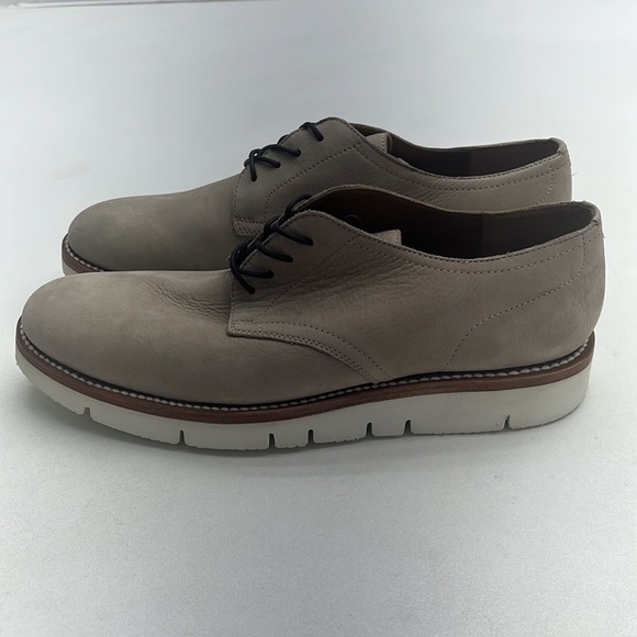 NEW Ariat Bartlett Nubuck Leather Lace Up Derby Loafer Rubber Vibram Sole 10 D - Picture 3 of 10